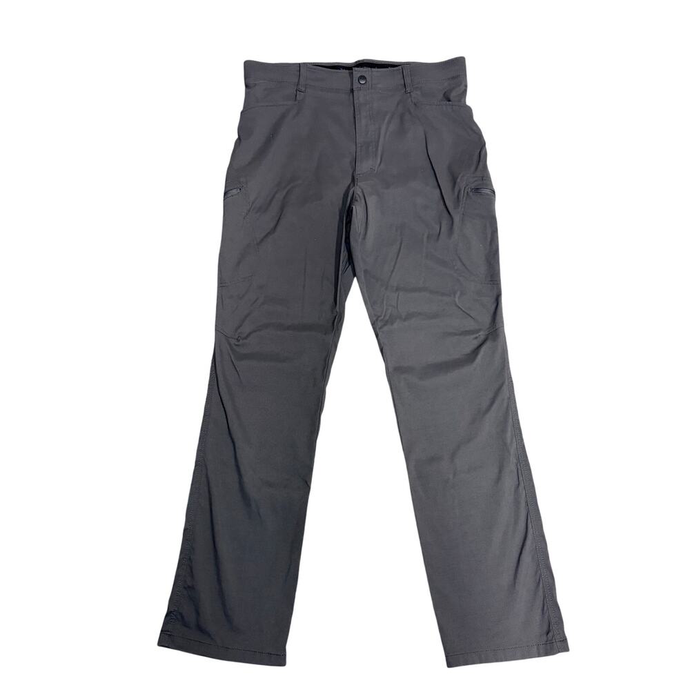 Wrangler ATG Cargo Pants Mens 36 x 34 Gray Nylon Stretch Hiking Outdoor Trail
